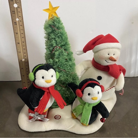 Hallmark Jingle Pals Animated Singing Rocking Around Xmas Tree Light Up Plush - Picture 10 of 10